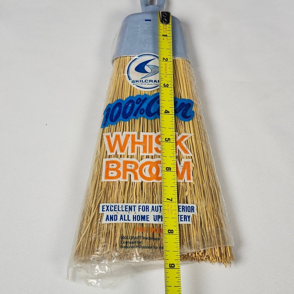 Vintage Skilcraft Whisk Broom 9in Interior Auto Cleaning - Picture 2 of 5
